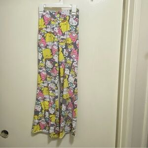 2022 Hello Kitty & Friends Girls Flare Pants XS Characters Mulicolor Print